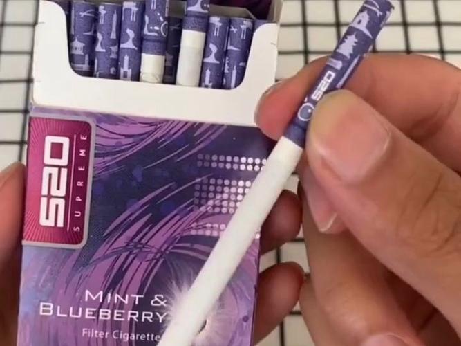 细支蓝莓味香烟爆珠(蓝莓味的细烟)